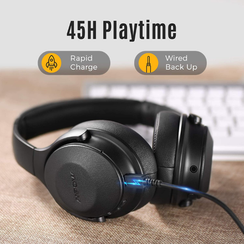 Miniatura: Mpow H17 Over Ear Noise Cancelling Headphones Up to 30Hrs Usage Wired&Wireless