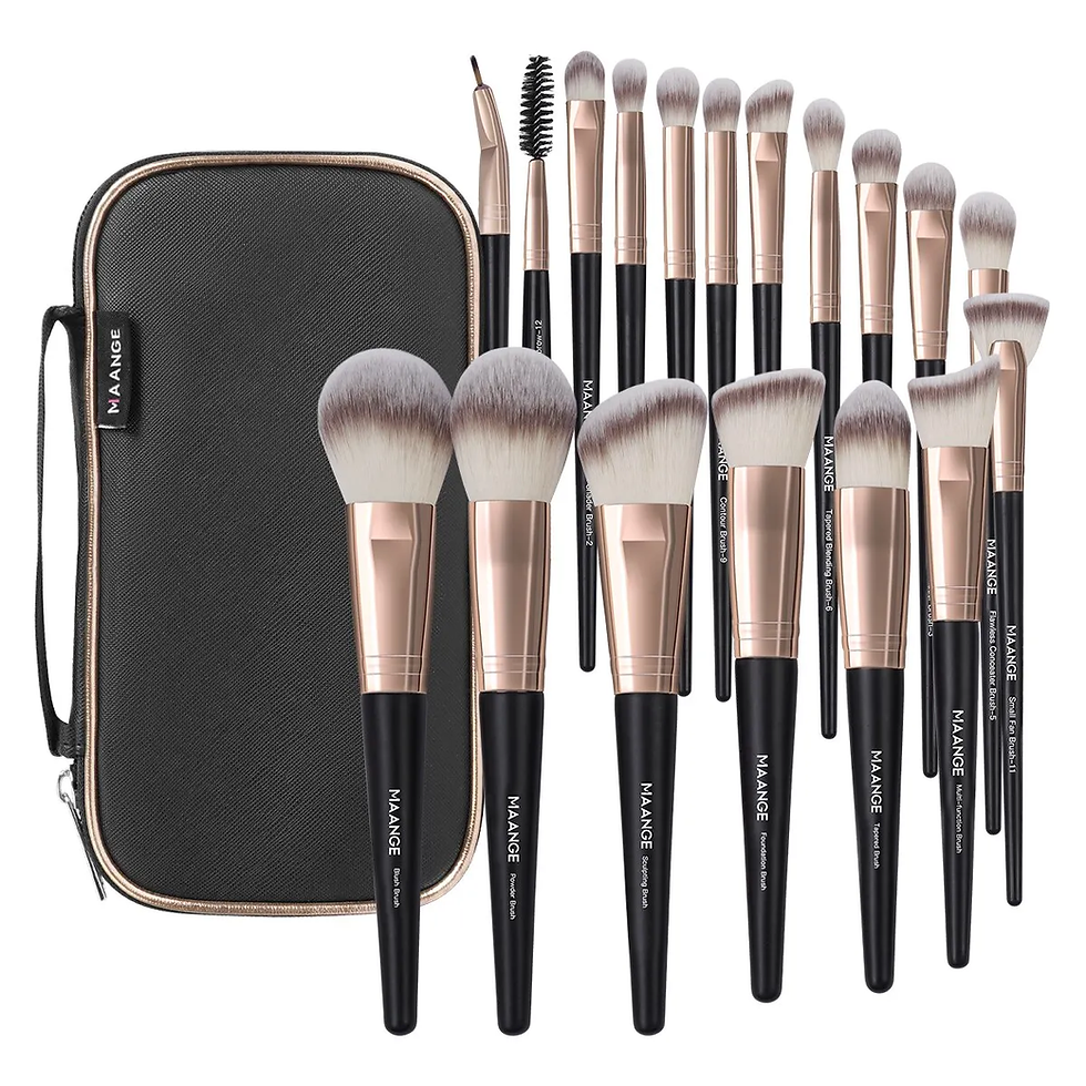 Miniatura: MAANGE 18pc Makeup Brush Set Professional Cosmetic Use
