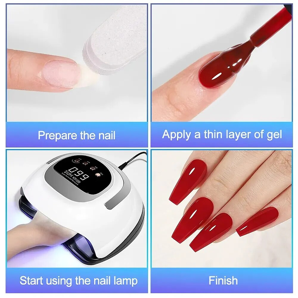 Miniatura: 320W 72Leds Professional Nail Lamp for Manicure Big Power UV LED Nail Lamp Blue 