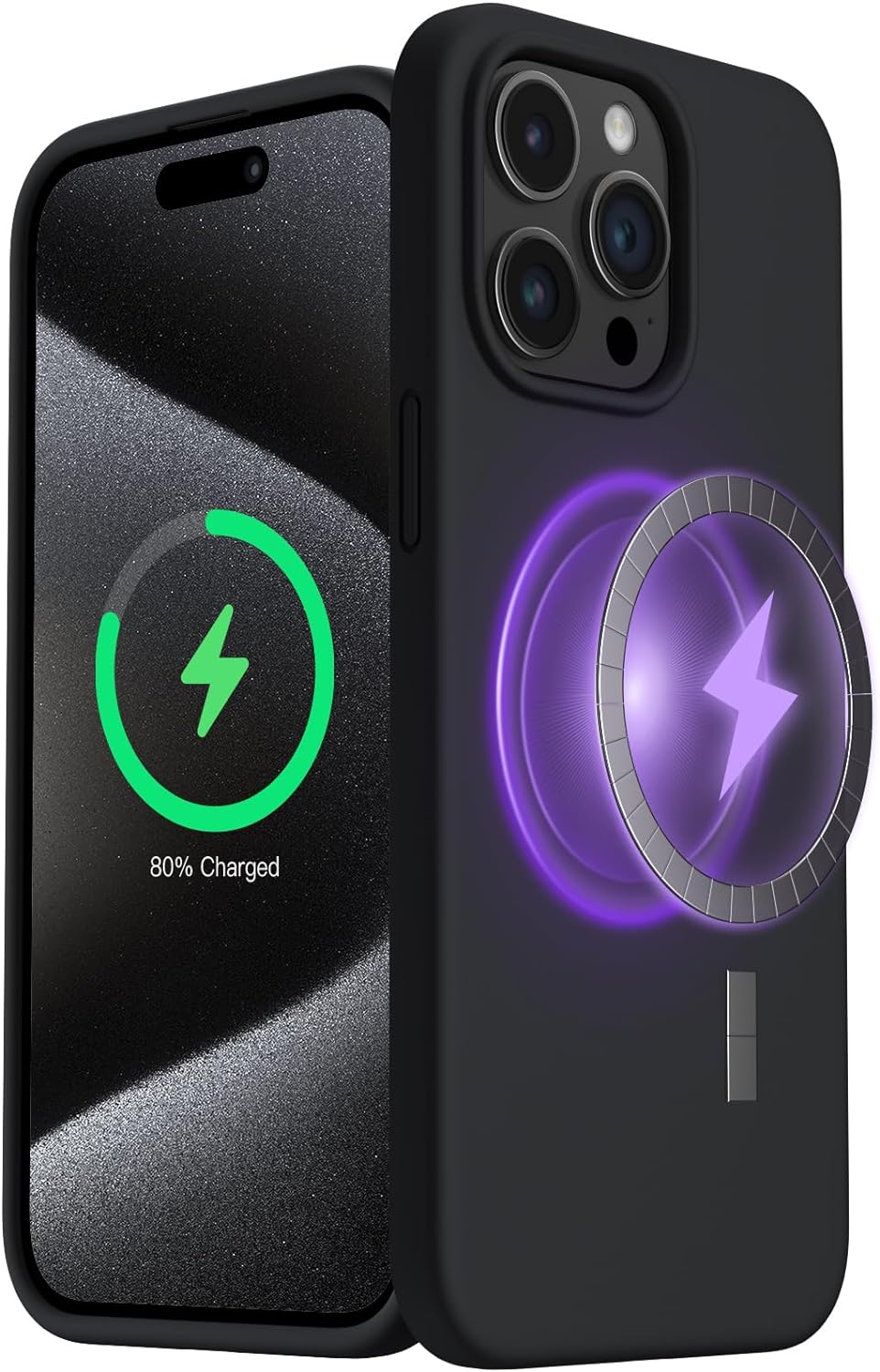 Miniatura: Magnetic Case for Iphone 15 Pro Max 6.7" Compatible with Magsafe, Slim Liquid Si