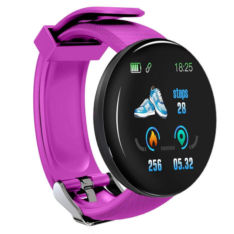 Thumbnail: LIXIAO D18S Activity Tracker & Heart Rate Blood Pressure Monitor For iOS/Android