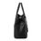 Miniatura: Women's Elegant Handbag – Classic Black Shoulder Bag | Faux Leather | Top Handle Tote with Adjustable Strap | Work, Travel, E
