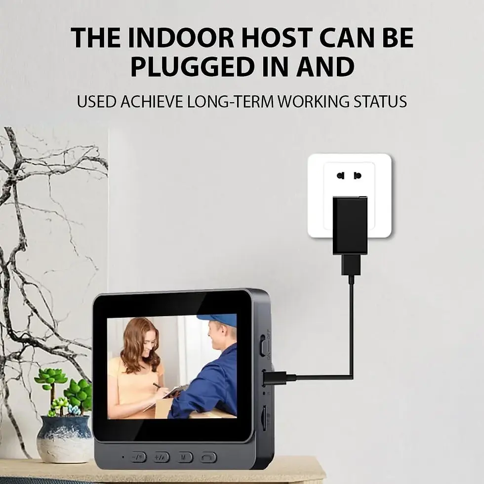 Miniatura: Doorbell Secure Wireless Monitor – 4.3″ IPS Screen & Night Vision