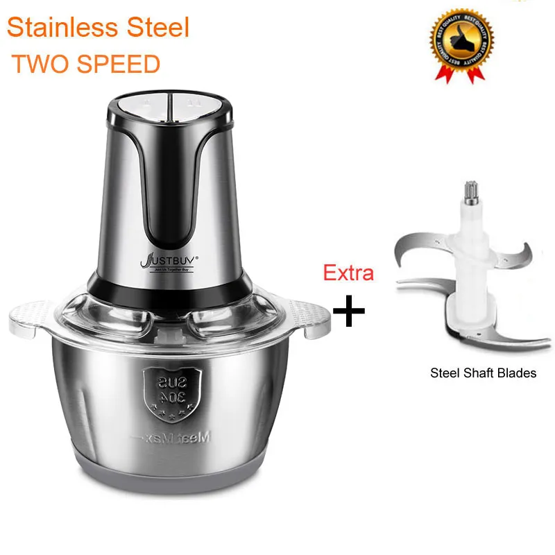 Spare Knife 500W Stainless Electric Chopper Meat Grinder Mincer Baby Food