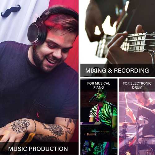 Miniatura: OneOdio DJ Pro 50 Hi-Res Over Ear Wired Headphone - Upgraded Version