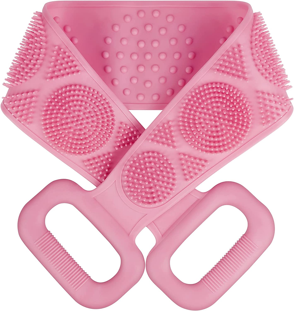 Miniature : Body Brush Back Scrubber, Silicone Bath Shower Brush for Women and Man, Soft Exf