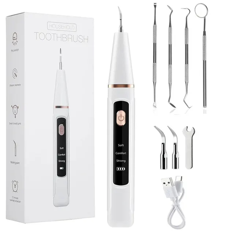 Miniatura: Ultrasonic Dental Calculus Scaler Teeth Cleaner Smoke Stains Plaque Tartar Denta