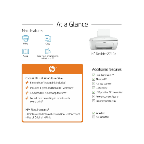 Thumbnail: HP DeskJet 2710e All-In-One Colour Printer