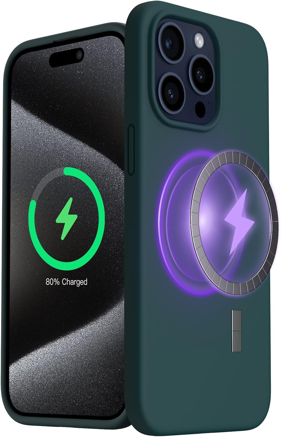Miniatura: Magnetic Case for Iphone 15 Pro Max 6.7" Compatible with Magsafe, Slim Liquid Si