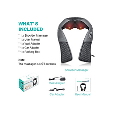 Medcursor Neck Shoulder Massager with Heat, Muscle Pain Relief.