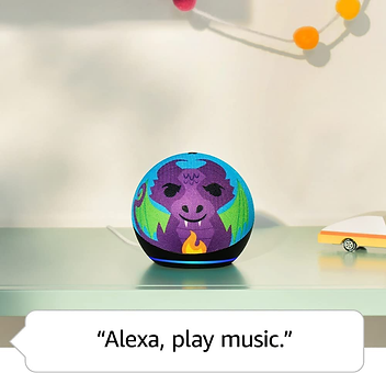 copy of Amazon Echo Dot (5th Gen) Kids – Smart Speaker with Alexa, Dragon Design