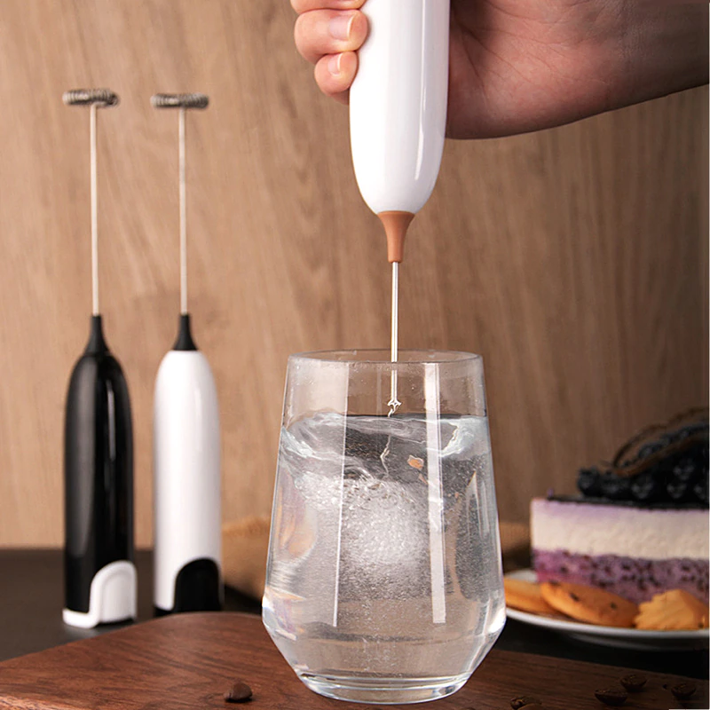 Miniature : Handheld Milk Frother for Perfect Lattes, Coffee, and Cappuccinos