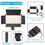 Miniatura: U800+LED Video Light Photo Studio Lamp Bi-Color 2500K-8500K Dimmable with Tripod