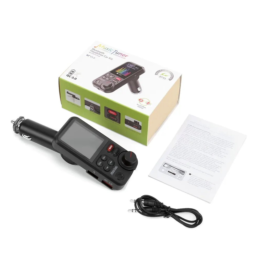 Miniatura: 1.8' Wireless Car Bluetooth FM Transmitter