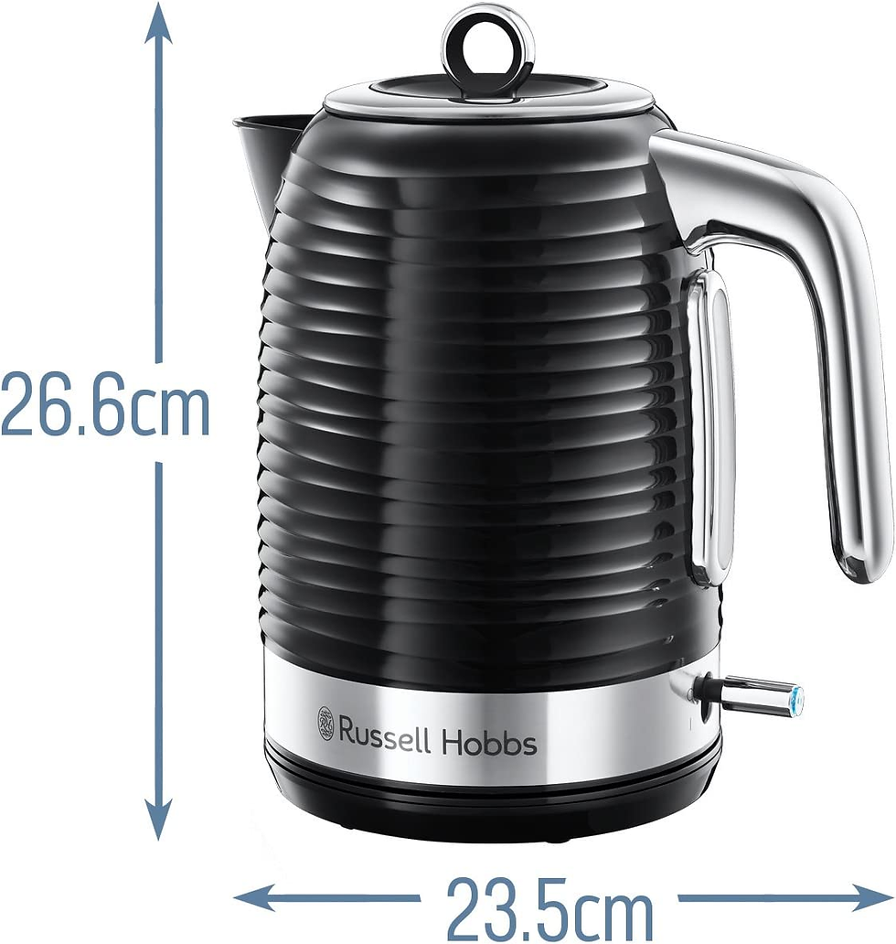 Miniatura: Russell Hobbs Inspire Kettle 24631 - Black, 1.7L