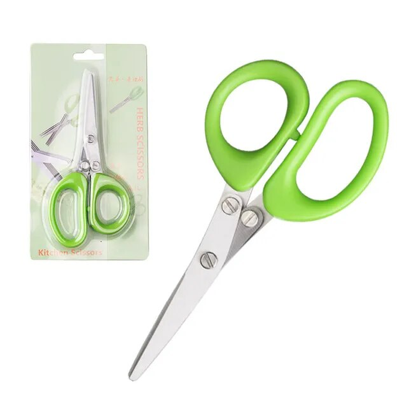 Multi-Layers Stainless Steel Kitchen Scissors, a must-have for any kitchen! These scissors are made from high-quality