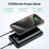 Thumbnail: Sleek Portable Power Bank with Dual USB Ports and LED Display – 20000mAh Capacity