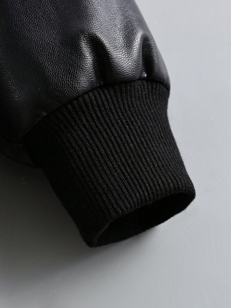 Miniature : Teddy Lined Hooded PU leather Jacket - Boys & Girls