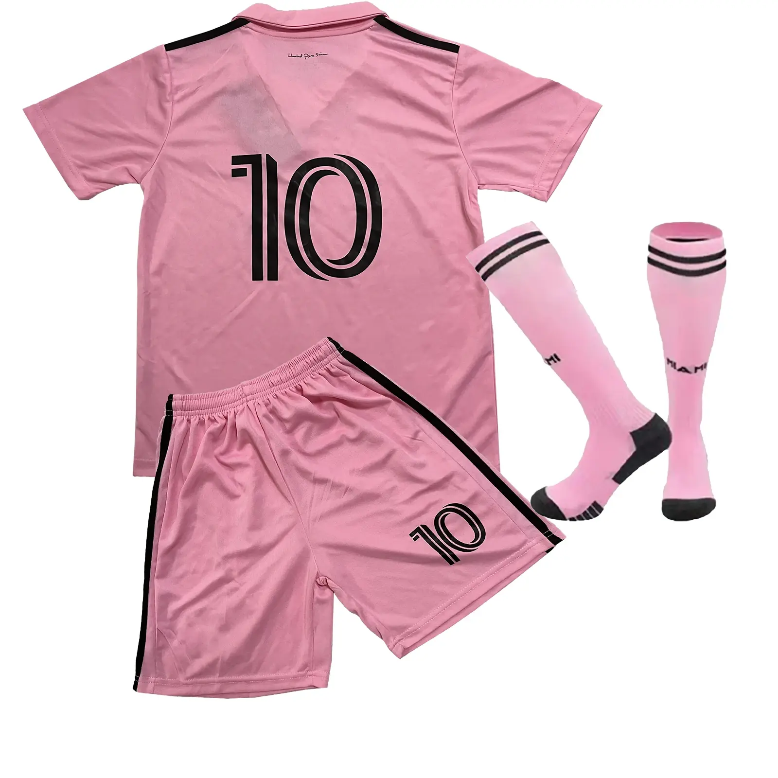 Soccer Jerseys – Kids #10 Youth Soccer Shirt with Socks for Boys & Girls