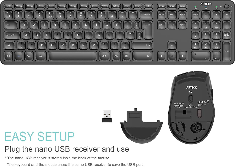 Thumbnail: 2.4G Wireless Keyboard and Mouse Combo