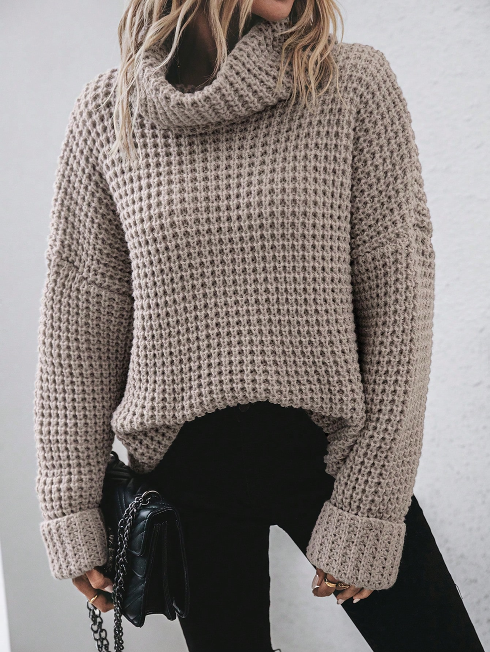 Miniature : Unity Turtleneck Drop Shoulder Sweater