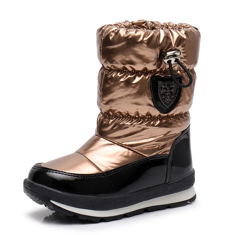 Thumbnail: -30 Degree Russia Real Wool Keep Warm Women Ankle Boots Winter Shoes Ladies