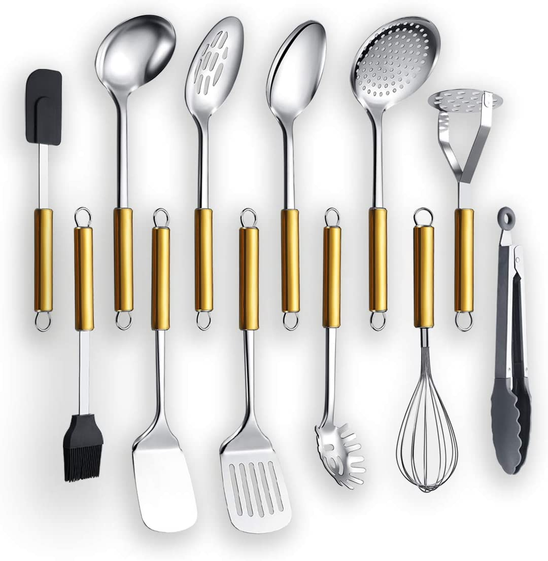Stainless Steel Cooking Utensils Set 12 Pcs