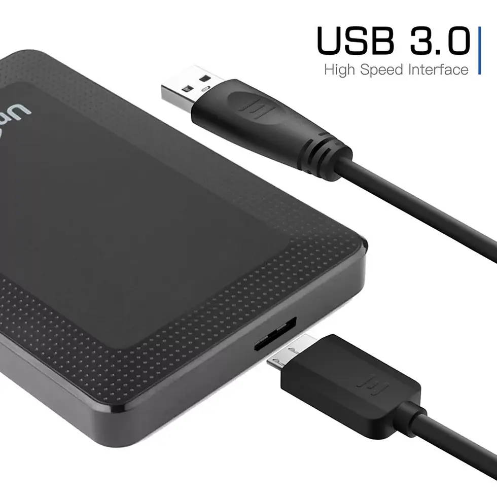 Thumbnail: USB 3.0 Portable External Hard Drive – 1TB Memory Drive for PS4/PS5/Xbox