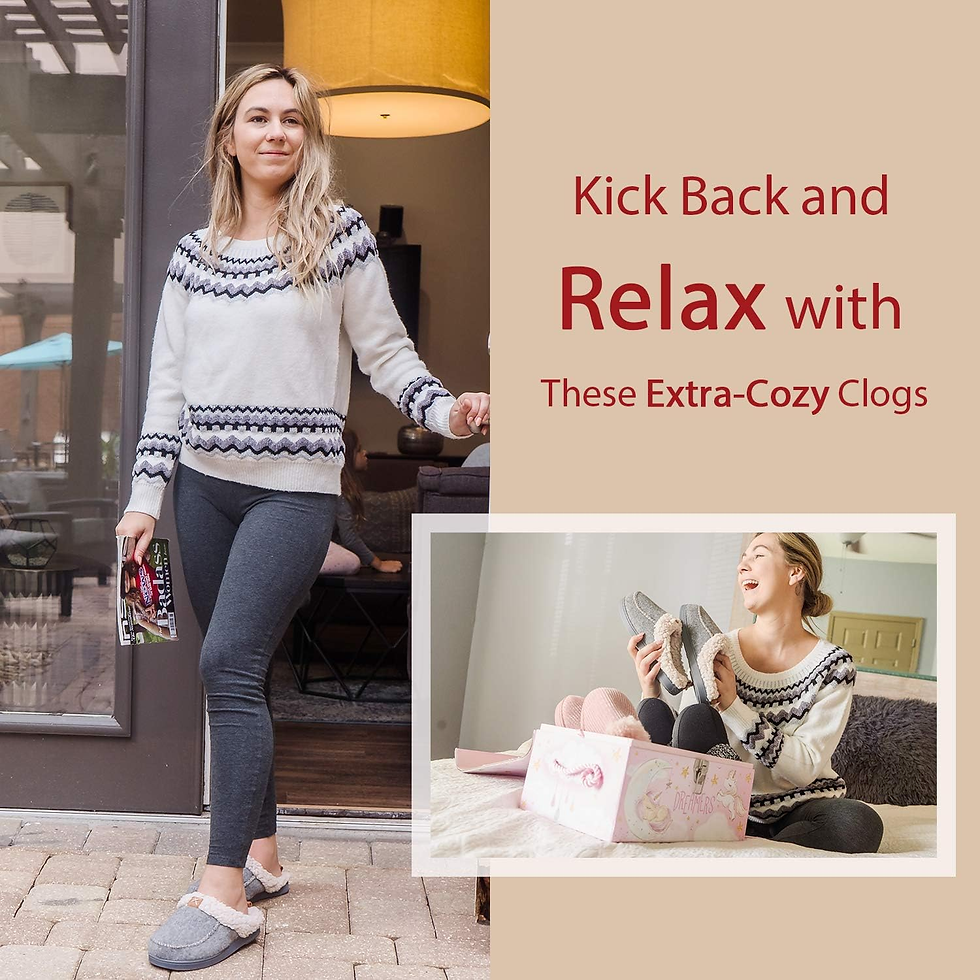 Thumbnail: Women's Woolen Slippers Memory Foam Slippers