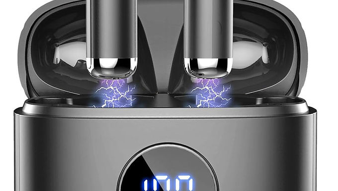 Yekei True Wireless Bluetooth Earbuds 3D HiFi Stereo 30 Hrs Deep Base