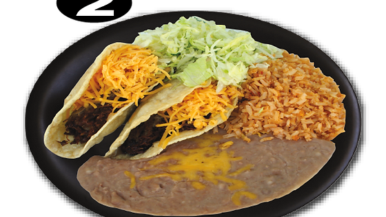 #2 Two Shredded Beef Tacos
