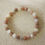 Miniature : Bracelet de Pierre de Lune rose, grise et beige