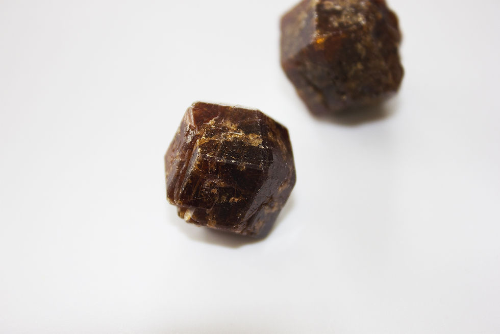 Miniature : Grenat Hessonite brut