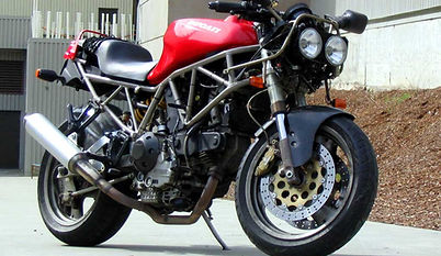 Red Sports Motorcycle