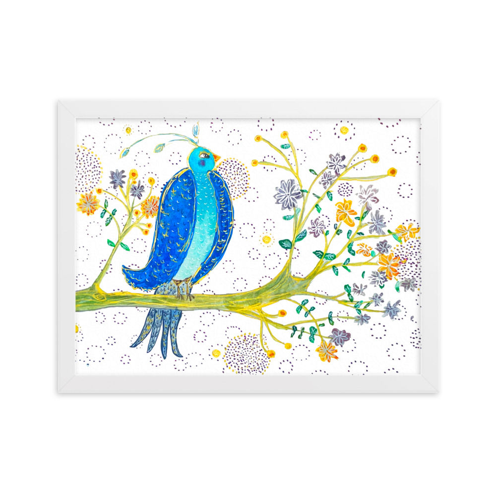 Bluebird & Nest