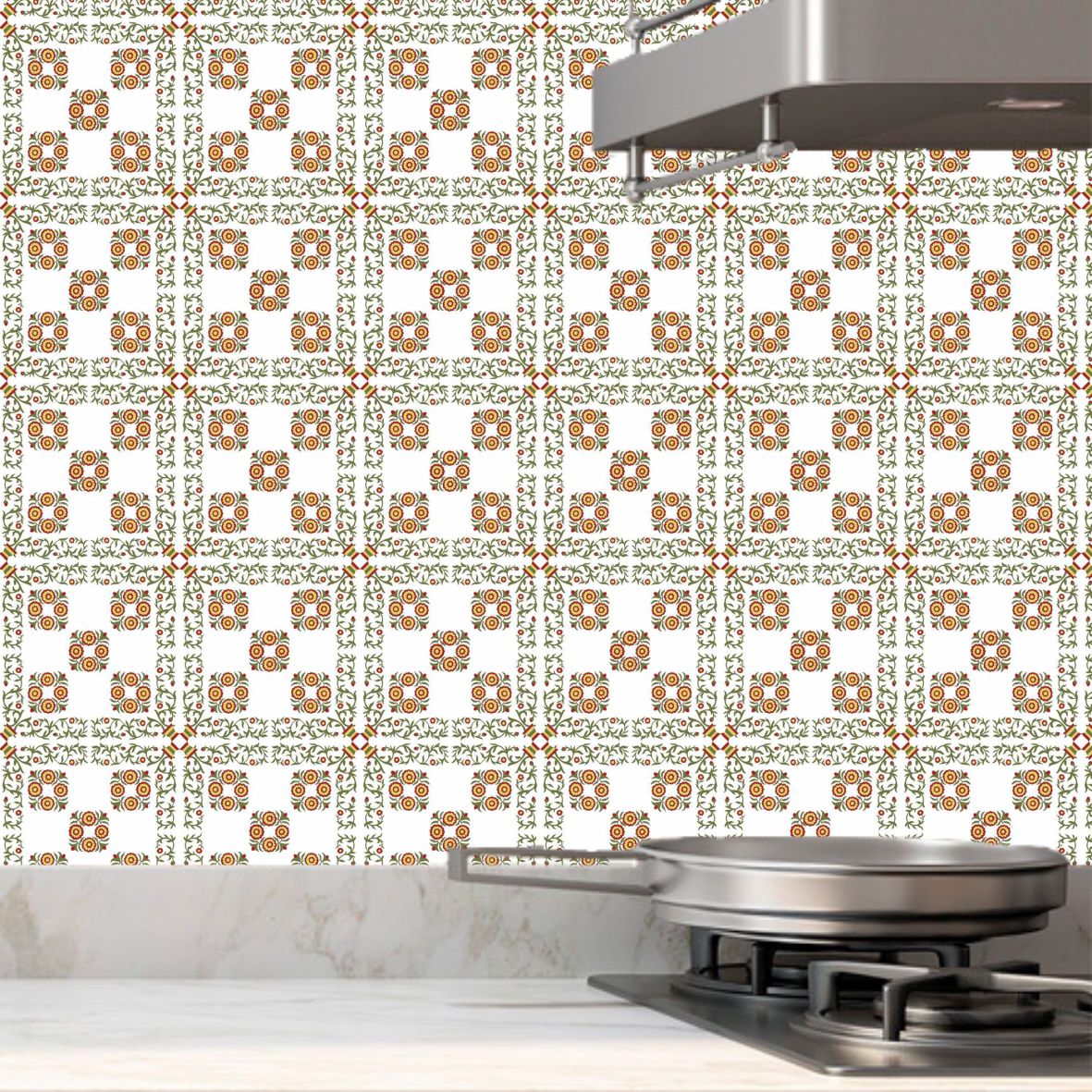 Azulejos Quadrados Amarelos