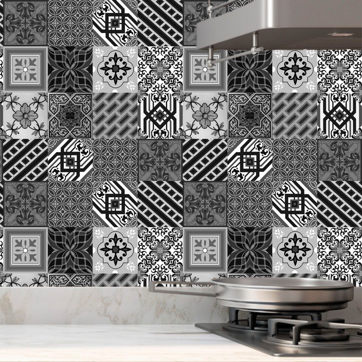 Azulejos Black White