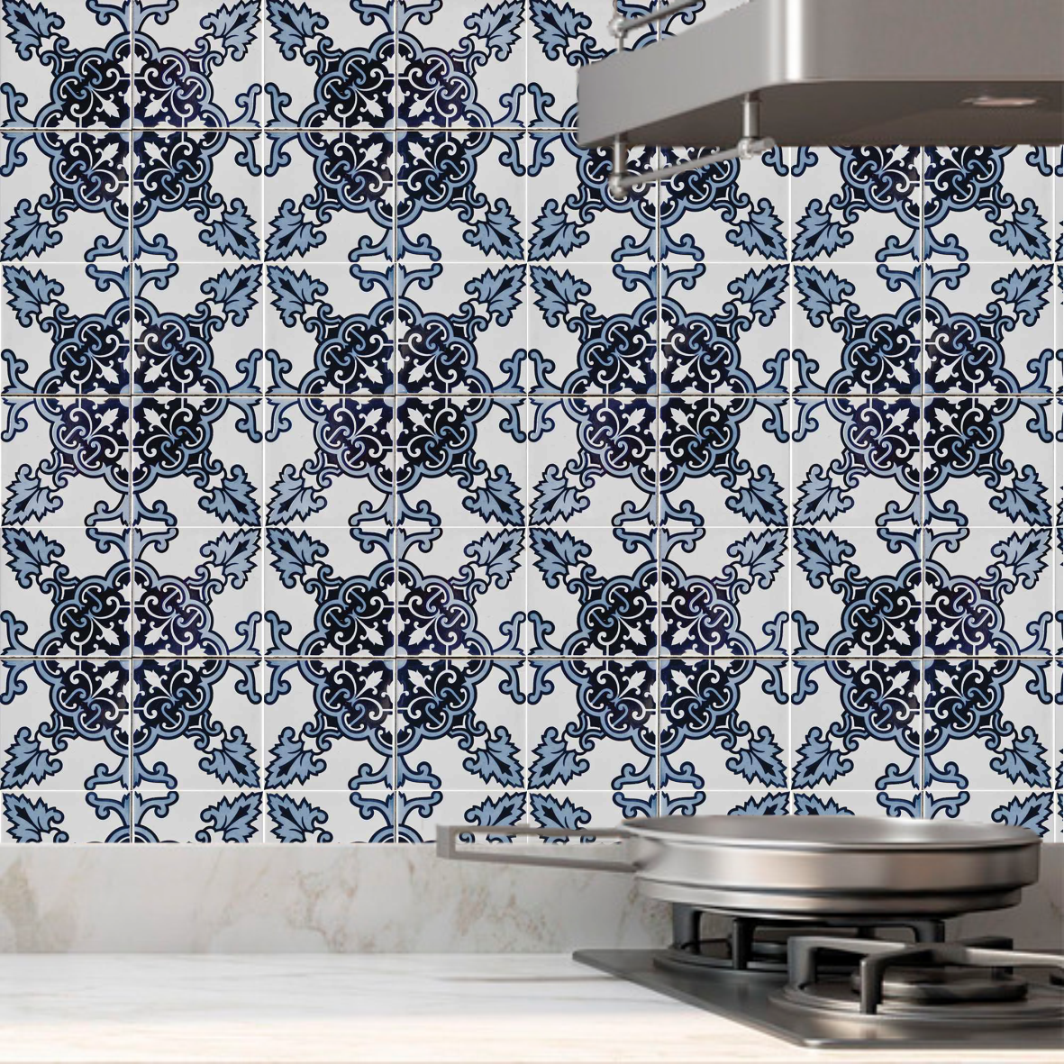 Azulejos Encaixe Azul