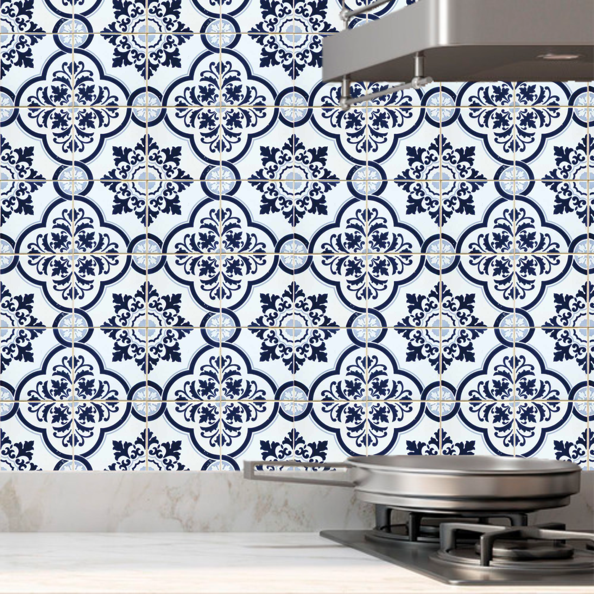 Azulejos Bolhas Azuis