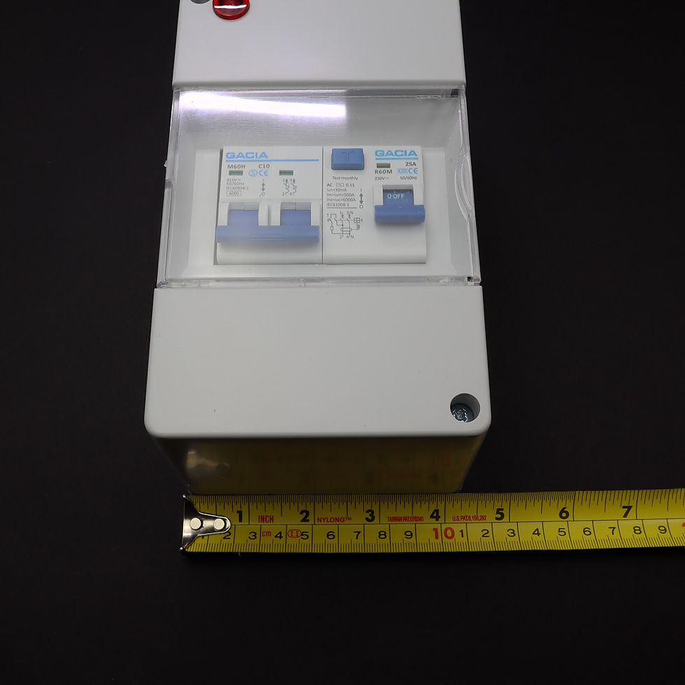 Thumbnail: Mains RCD RCB Fused Consumer Unit for Motorhome