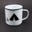 Thumbnail: Retro Enamel Metal Mug Cup Beaker with Tent Design for Motorhomes & Camping