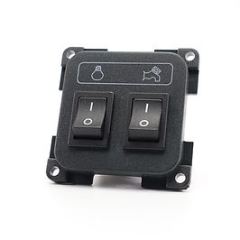 CBE 12v DC Lights & Water Pump Pressure Switch Fits C-Line) | Front of the CBE Pump and Light Switch (CB4.5)
