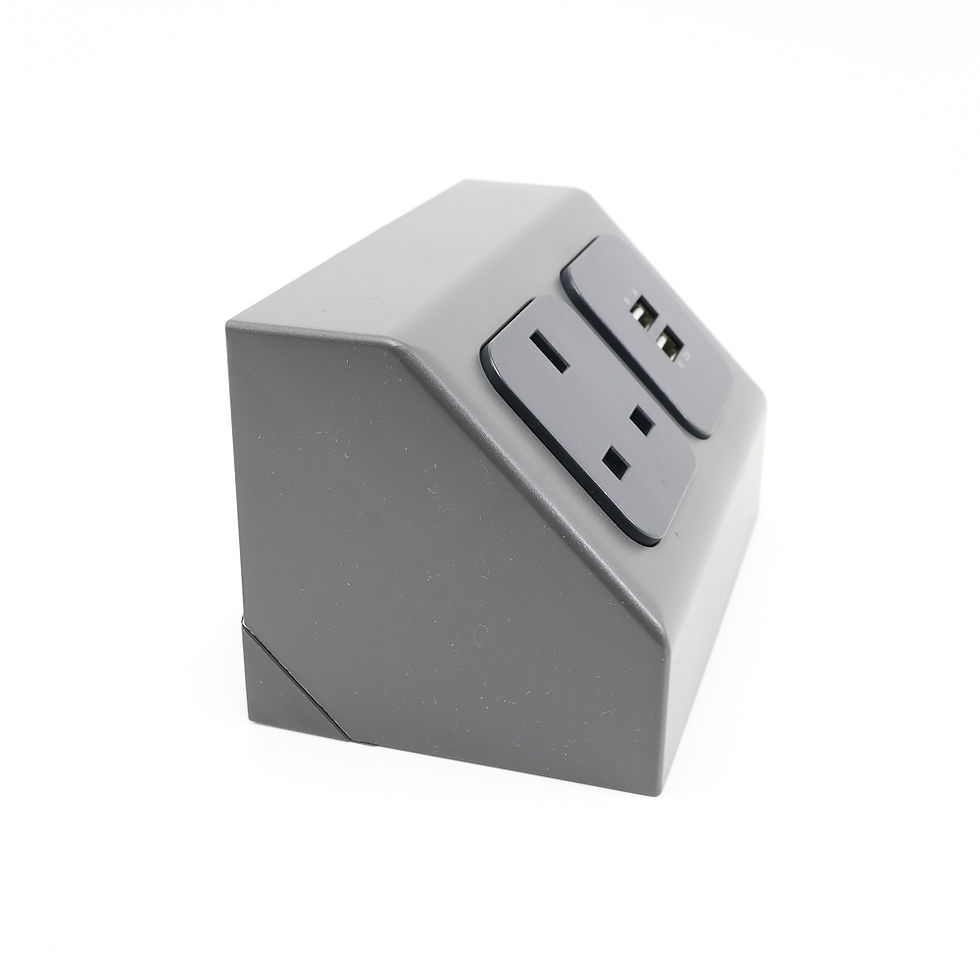 Thumbnail: C-Line 90 Degree Surface Box w/ 12v USB & 230v 13a Sockets