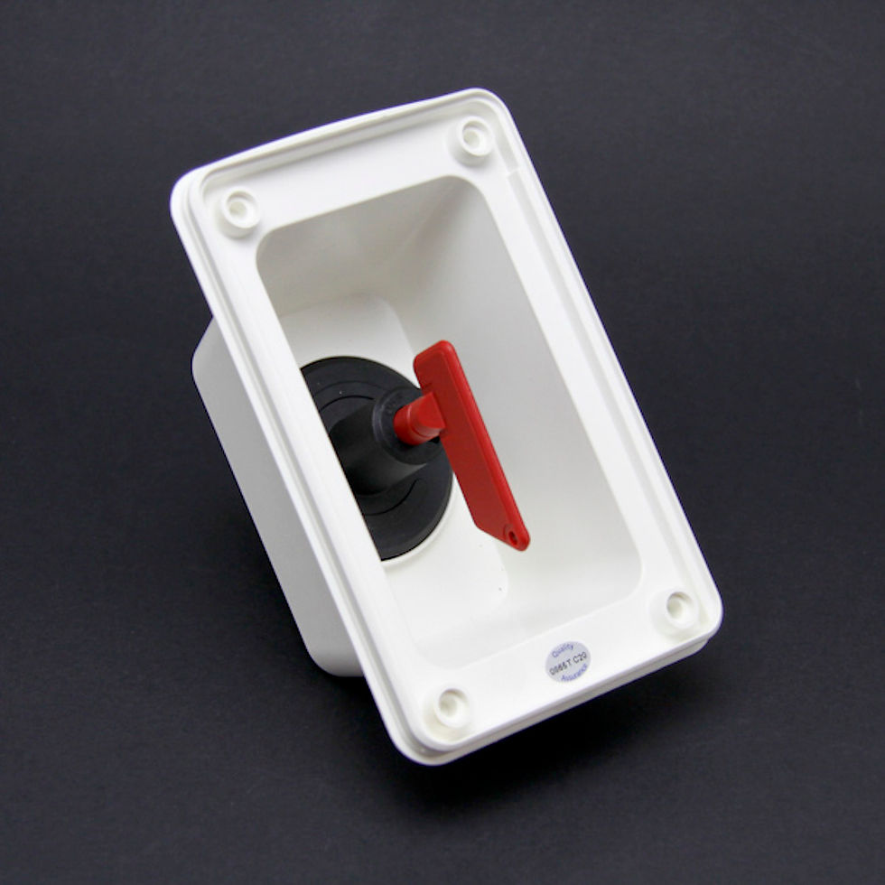 Thumbnail: Whale Exterior 12v Cut Off Battery Isolator Kill Switch for Motorhome or Boat