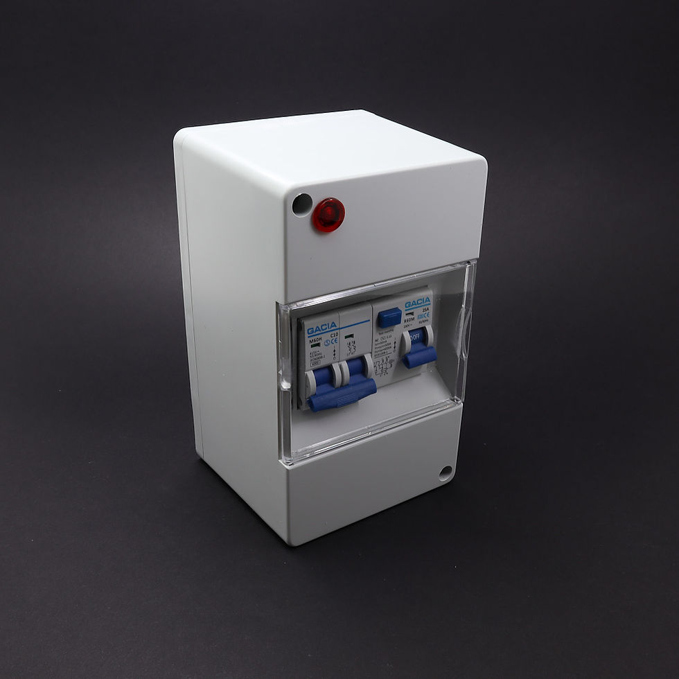 Thumbnail: Mains RCD RCB Fused Consumer Unit for Motorhome