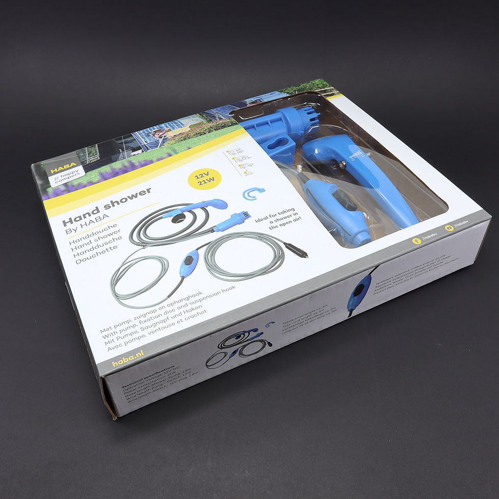 Thumbnail: Portable 12v Shower with Adjustable Spray Head for Campervans and Boats