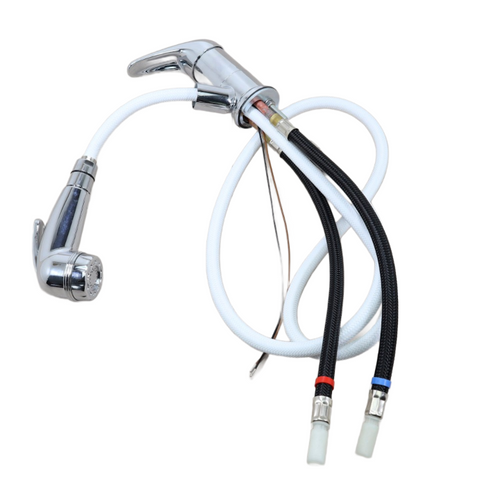 Comet CT2815 12V Pull Out Shower Mixer Tap With Micro Switch & Trigger Shower Head