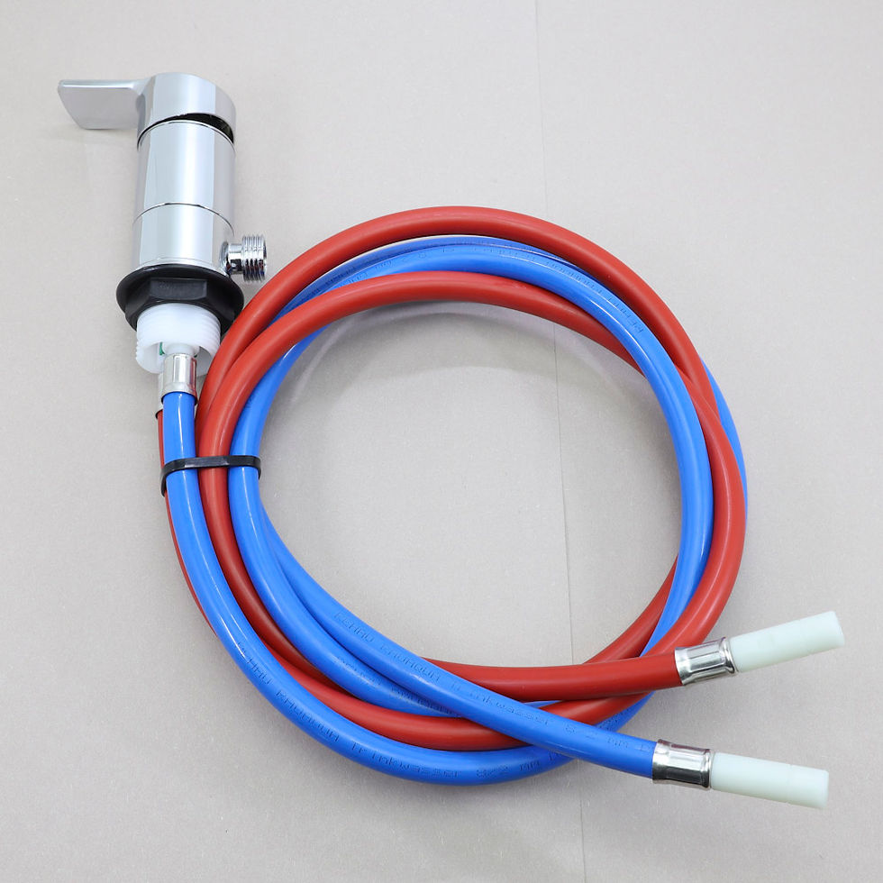Thumbnail: Reich Vector Swift Shower Mixer Tap w/ 12mm Hose Tails for Motorhome Caravan