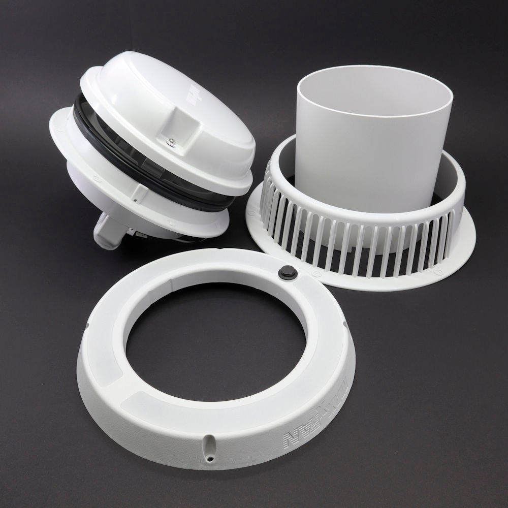 Maxxair Maxxfan Dome 12V w/ LEDs  Roof Fan Vent for Motorhome or Boat