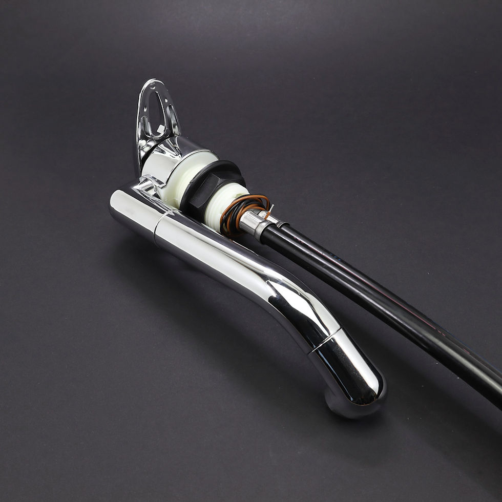 Thumbnail: Samba 12v Folding Micro Switch Mixer Tap & Push Hose Tail